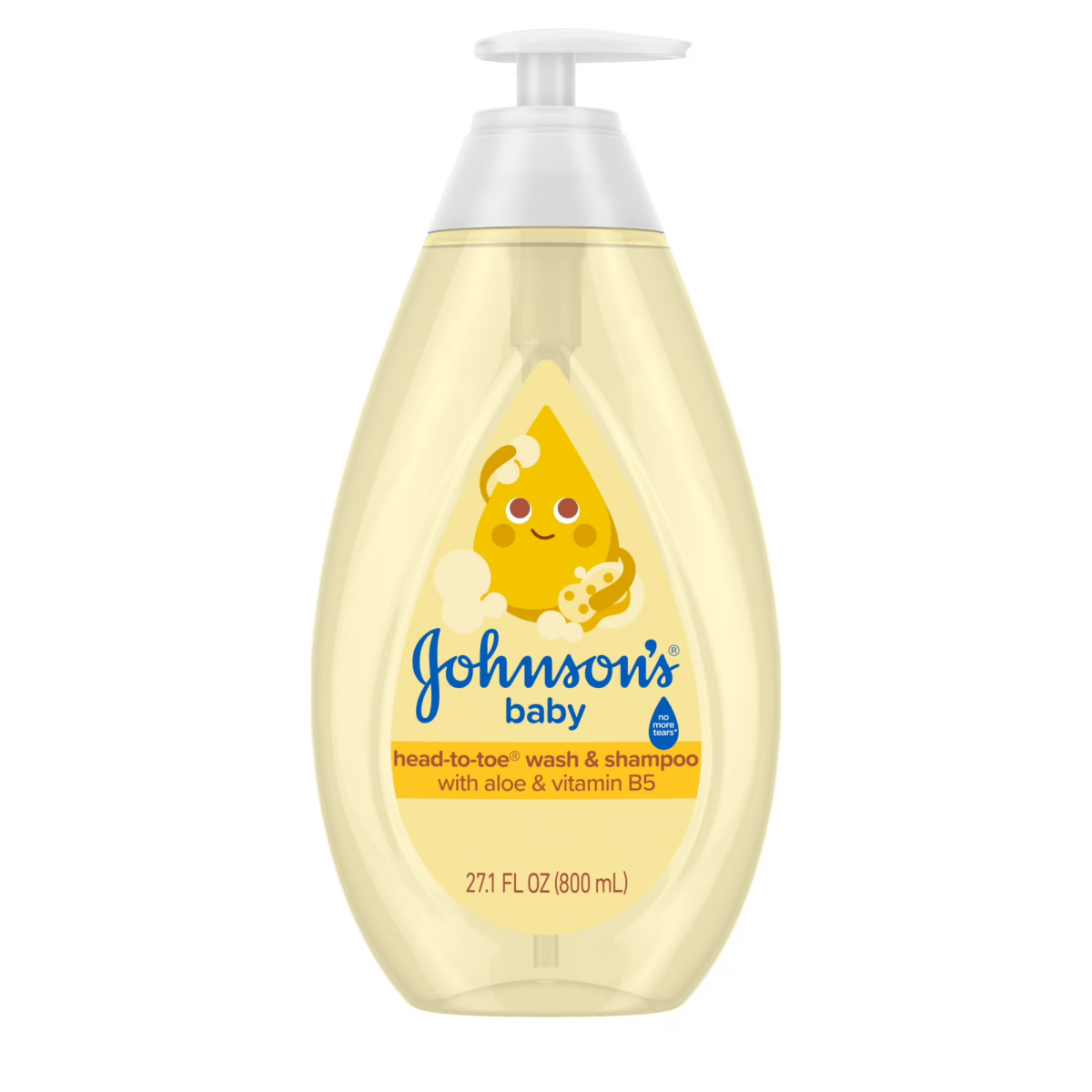 Sữa Tắm Gội Cho Bé Johnson’s Head-To-Toe Tear-Free Baby Wash & Shampoo – Chai 800ml