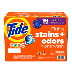 Viên Giặt Xả 3 Trong 1 Tide PODS Spring Meadow Scent – Hộp 156 Viên