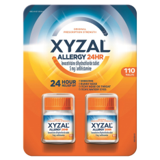 Thuốc Kháng Dị Ứng Xyzal Levocetirizine Dihydrochloride 5 mg – Hộp 110 Viên