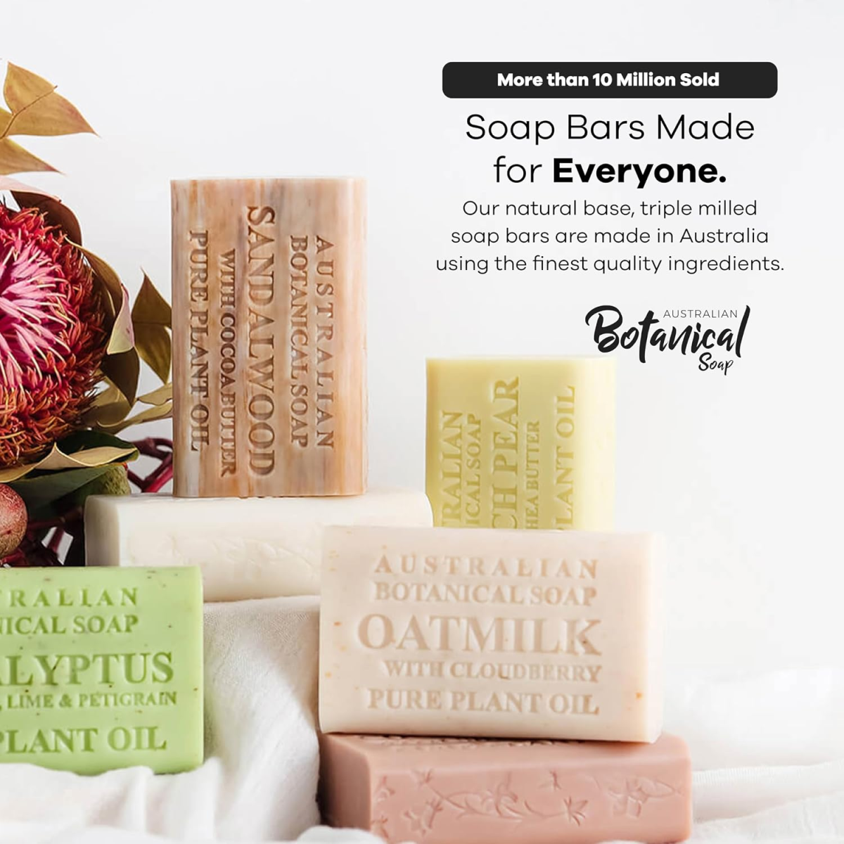 Xà Phòng Thiên Nhiên Australian Botanical Soap Variety Pack – Hộp 8 Bánh x 187g