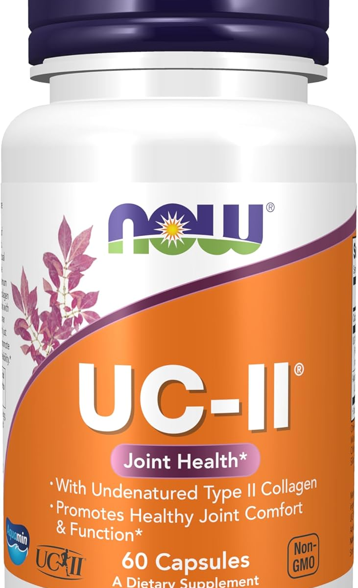 Viên Uống Hỗ Trợ Xương Khớp NOW UC-II Undenatured Type II Collagen – Hộp 60 Viên