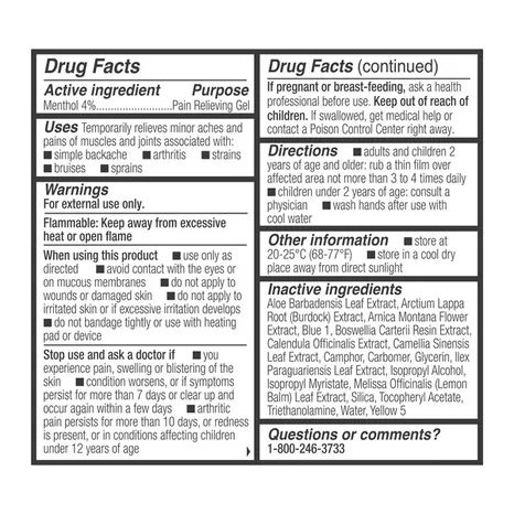 Chai Lăn Giảm Đau Biofreeze Pain Relief Roll-On - Set 2 Chai 3 Oz