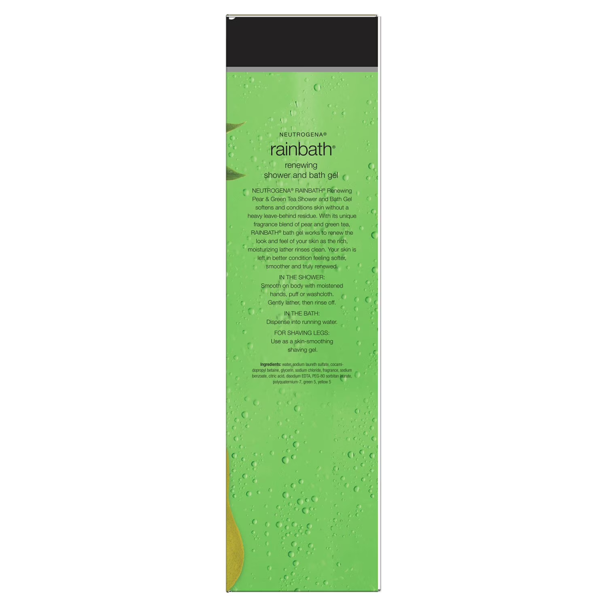 Sữa Tắm Neutrogena Rainbath Renewing Shower & Bath Gel Pear & Green Tea Hương Lê Chín & Trà Xanh – Chai 40 fl oz