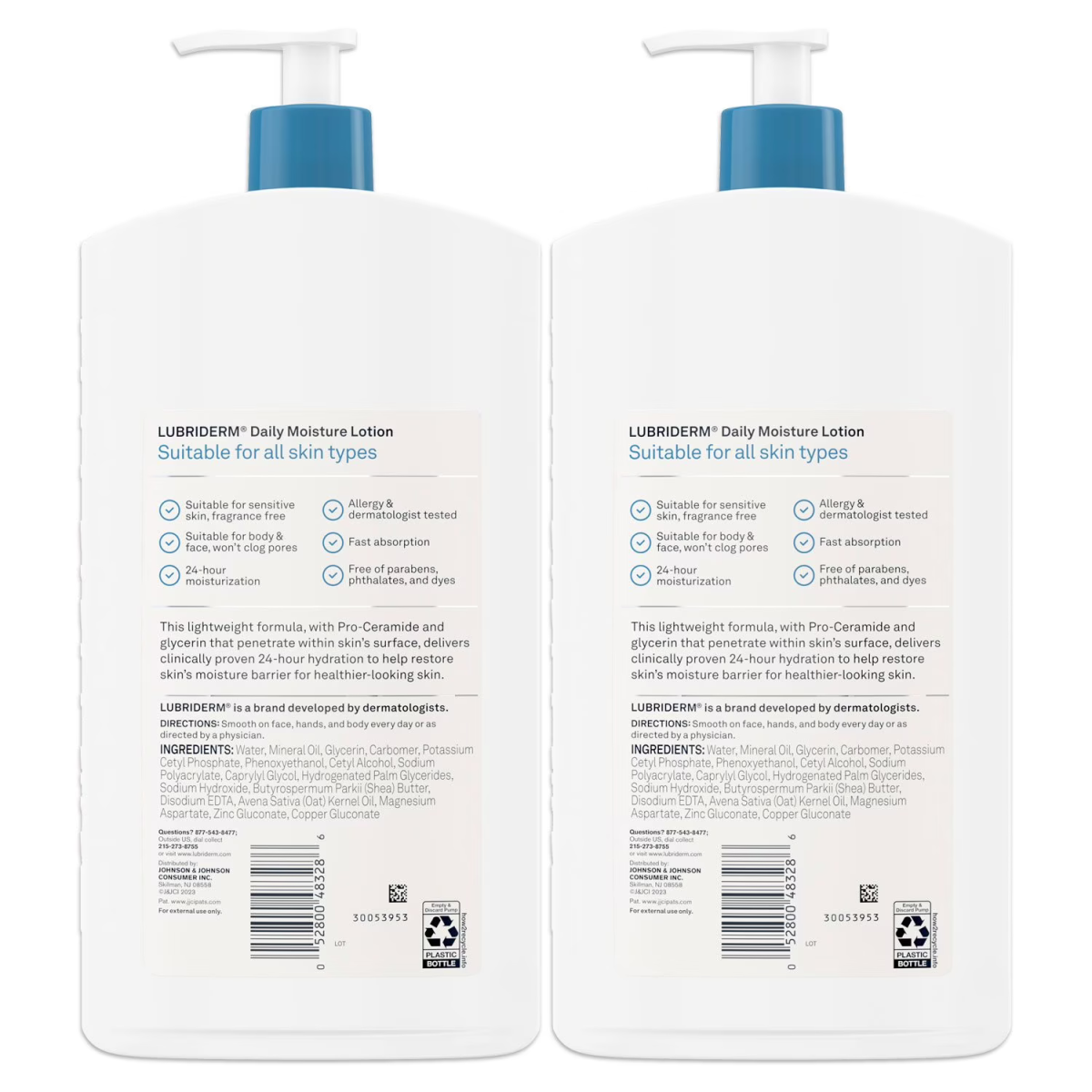 Sữa Dưỡng Thể Lubriderm Daily Moisture Body Lotion – Set 2 Chai x 709ml 