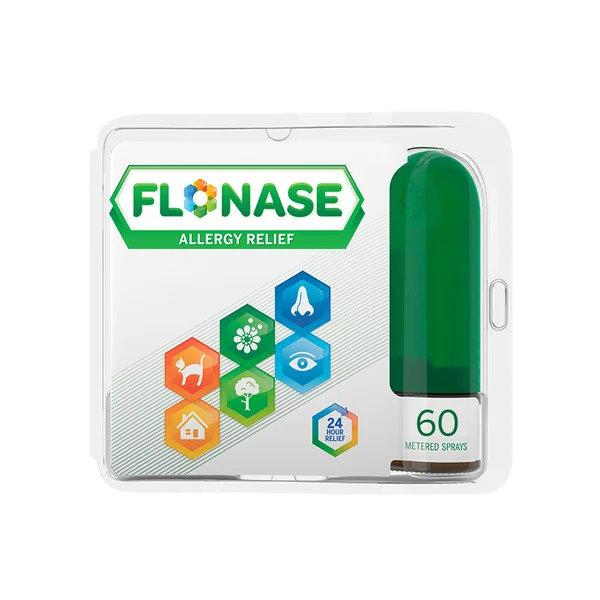 Xịt Mũi Giảm Nghẹt Mũi & Kiểm Soát Dị Ứng Flonase Allergy Relief –  60 Lần Xịt