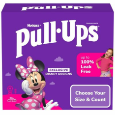 Quần Tập Cho Bé Gái Từ 17.2-22.7kg Pull-Ups Girls' Potty Training Pants 4T-5T (38-50 lbs) - Gói 102 Miếng