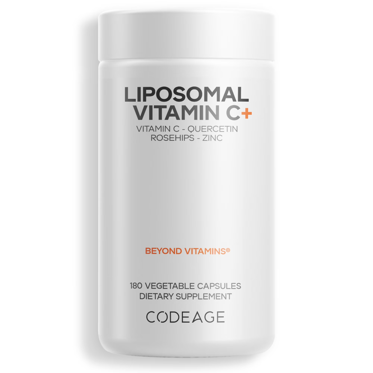 Viên Uống Codeage Liposomal Vitamin C 1500mg + Zinc + Elderberry – Hộp 180 Viên