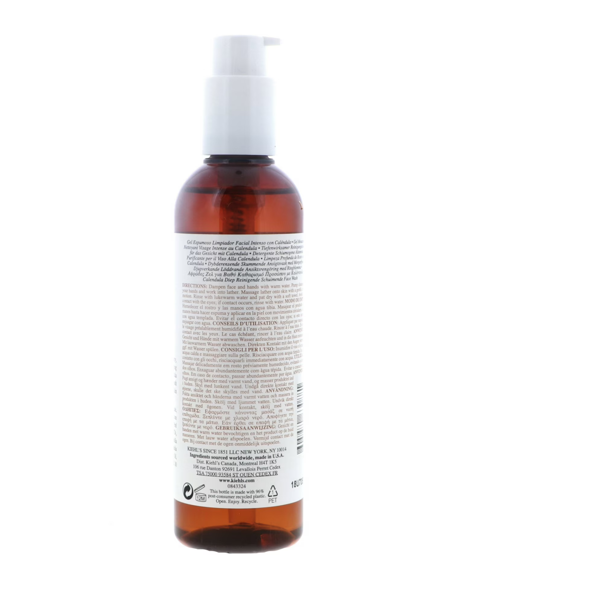 Sữa Rửa Mặt Kiehl's Calendula Deep Cleansing Foaming Face Wash - Chai 230ml 
