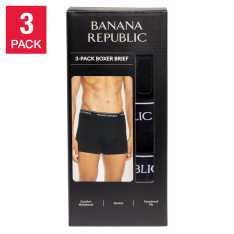 Quần Lót Nam Dáng Boxer Size XL Banana Republic Men’s Boxer Brief – Set 3 Quần