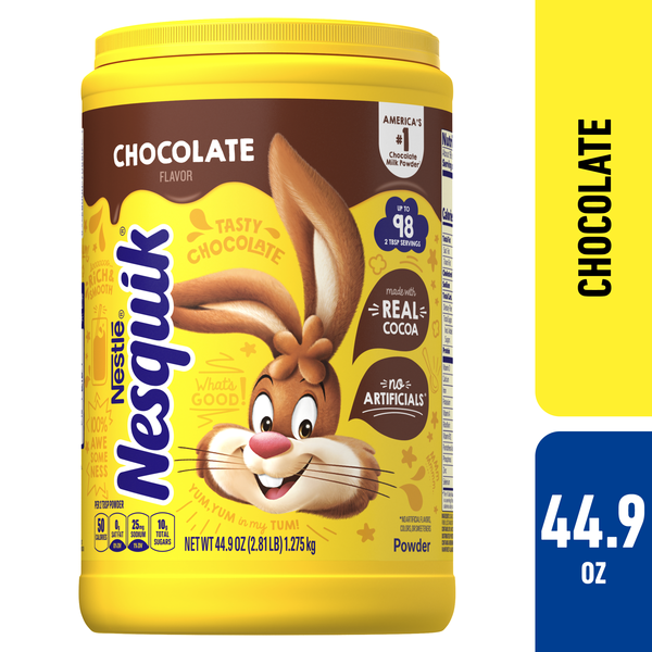 Bột Socola Nestlé Nesquik Chocolate Powder Drink Mix – Hộp 44.97 Oz