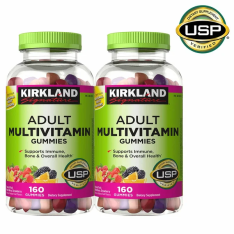 Kẹo Dẻo Bổ Sung Vitamin Tổng Hợp Kirkland Signature Adult Multivitamin – 2 Hộp X 160 Viên