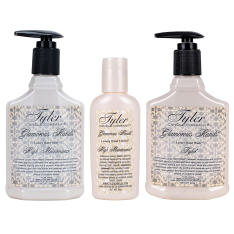 Bộ Nước Rửa Tay & Dưỡng Tay Tyler Candle Company Glamorous Hands High Maintenance – Set 3 Chai 