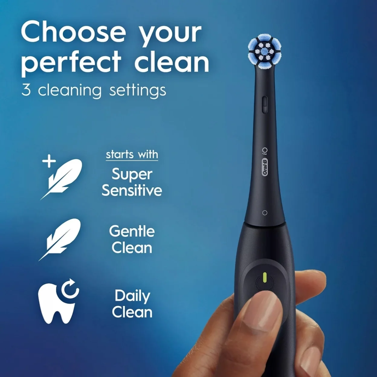 Bàn Chải Đánh Răng Điện Oral-B iO Series 2 -  Bộ 2 Chiếc Kèm 3 Đầu Bàn Chải