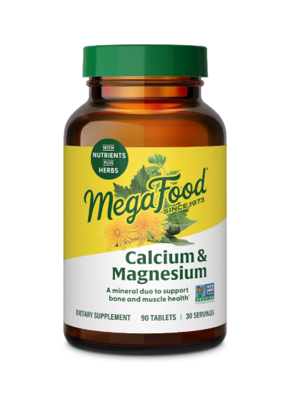 Viên Uống MegaFood Calcium & Magnesium – Hộp 90 Viên