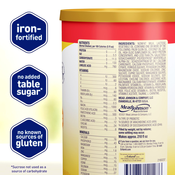 Sữa Bột Enfamil Milk‑Based With Iron Infant Formula - Hộp 354g