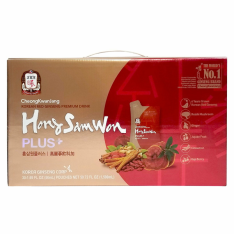 Nước Hồng Sâm Hàn Quốc Plus Hong Sam Won Plus Red Ginseng Drink –  Hộp 30 Gói x 50 ml