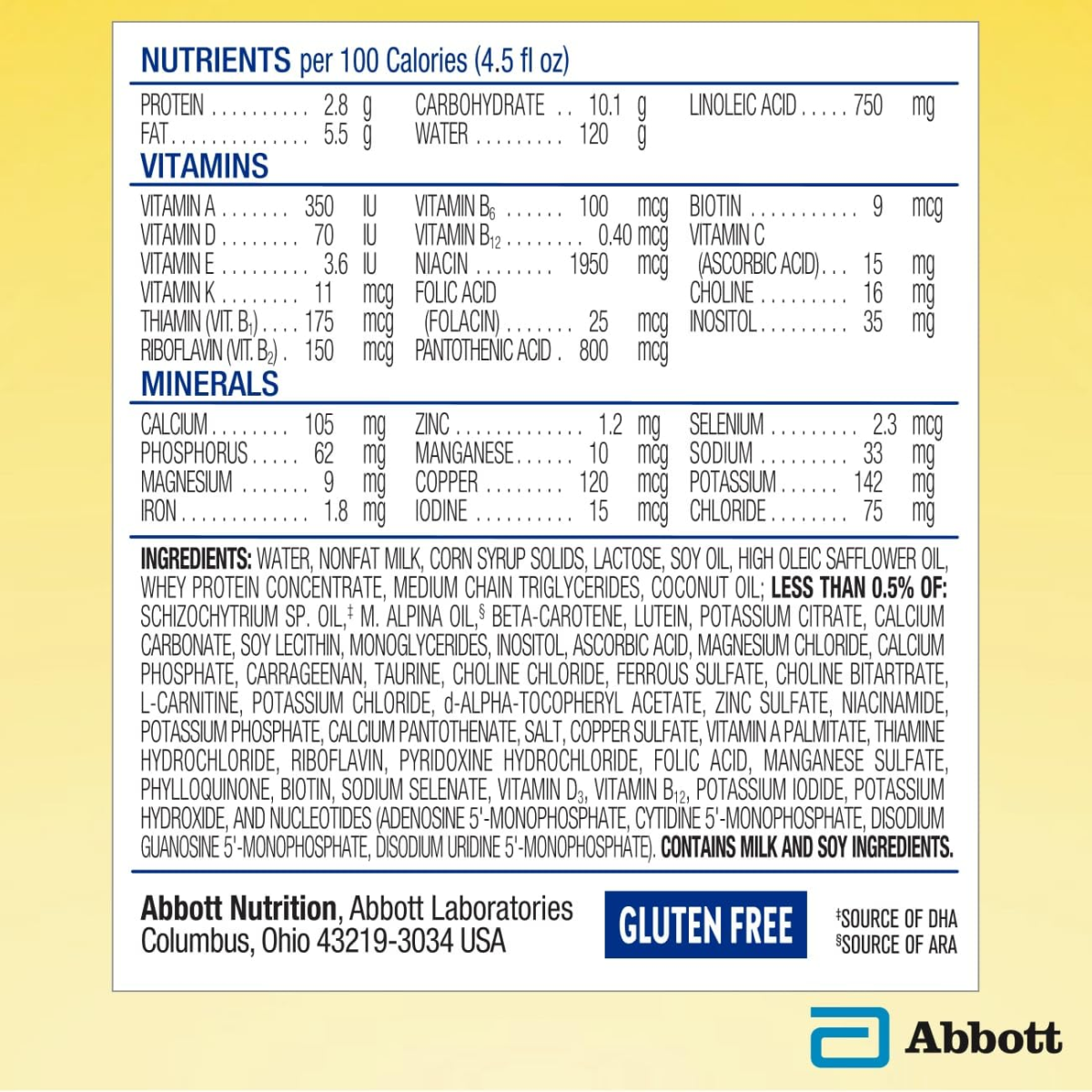Sữa Nước Công Thức Similac NeoSure Infant Formula with Iron – Hộp 946ml