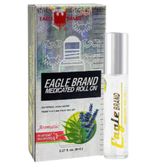 Dầu Gió Trắng Lăn Eagle Brand Medicated Aromatic Eucalyptus Oil – Hộp 12 chai 8 ml
