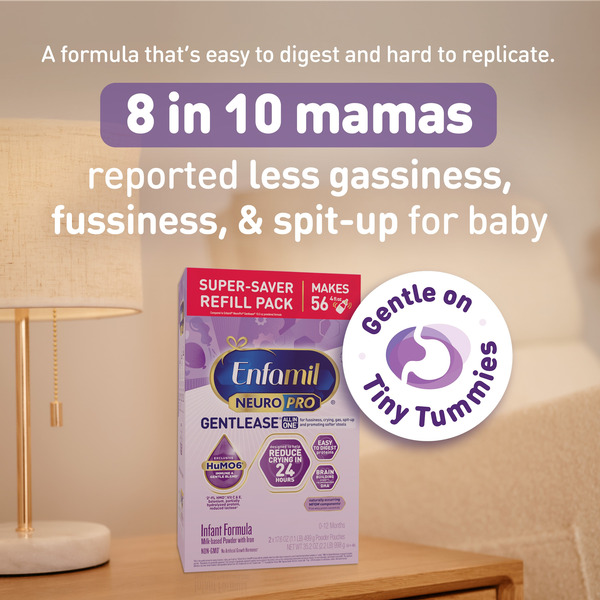Sữa Bột Enfamil Gentlease Infant Formula - Hộp Refill 998g