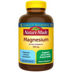 Viên Uống Nature Made Extra Strength Magnesium 400 mg – Hộp 150 Viên