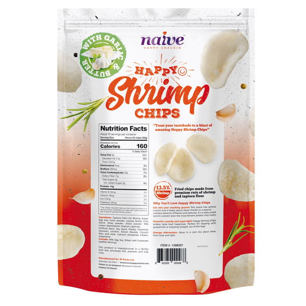 Snack Tôm Tỏi Shrimp Garlic Chips – Gói 16 oz