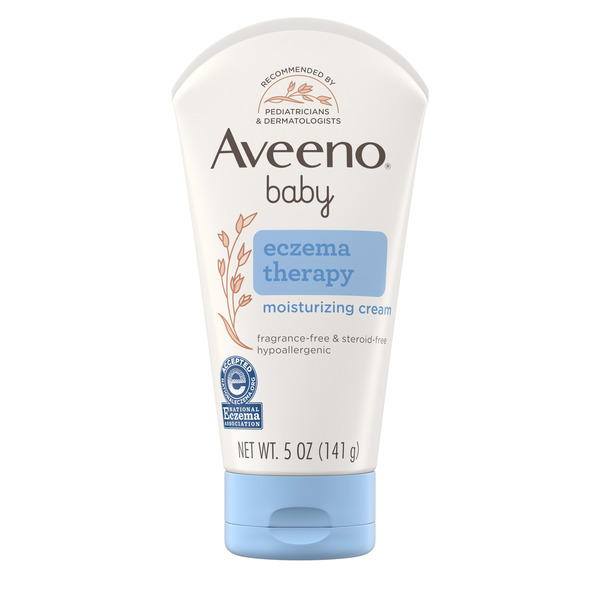 Kem Dưỡng Ẩm Cho Da Nhạy Cảm Trẻ Em Aveeno Baby Eczema Therapy Moisturizing Cream – Tuýp 5 Oz