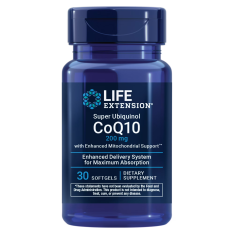 Viên Uống CoQ10 Life Extension Super Ubiquinol CoQ10 200mg với Shilajit – Hộp 30 Viên