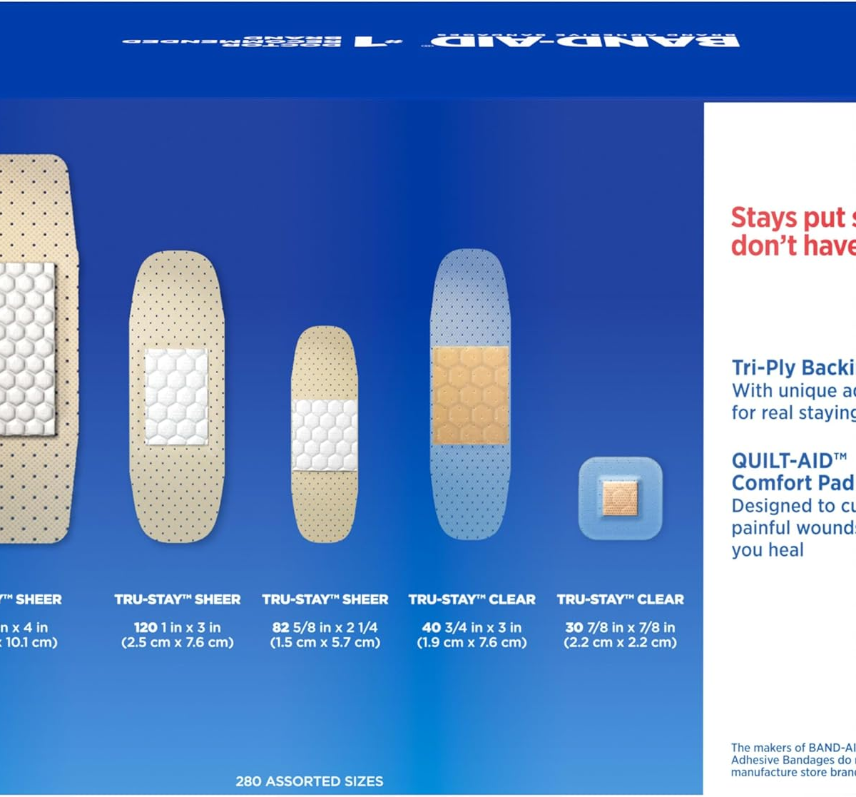 Băng Cá Nhân BAND-AID Family Pack 280 Miếng – Bảo Vệ Vết Thương Hàng Ngày