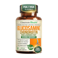 Viên Uống Hỗ Trợ Xương Khớp Thuần Chay Vimerson Health Vegan Glucosamine Chondroitin MSM – Hộp 90 Viên