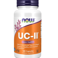 Viên Uống Hỗ Trợ Xương Khớp NOW UC-II Undenatured Type II Collagen – Hộp 120 Viên