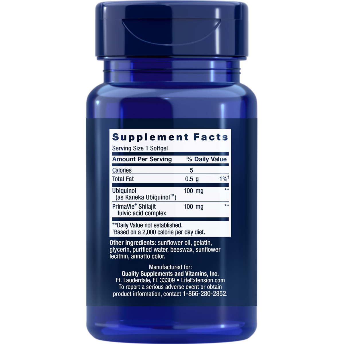 Viên Uống Bổ Sung Life Extension Super Ubiquinol CoQ10 100 mg – Hộp 60 Viên