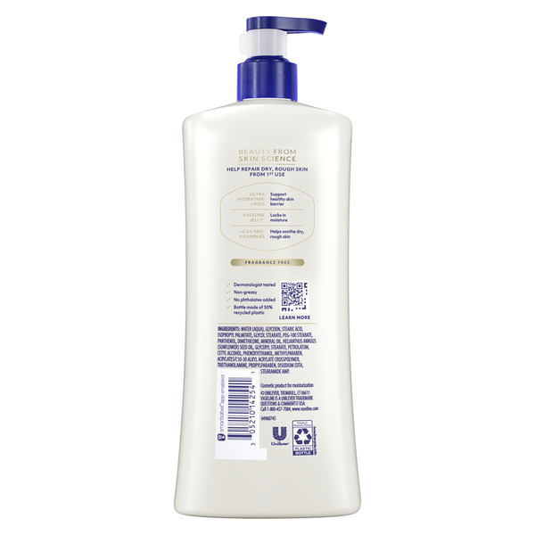 Sữa Dưỡng Thể Vaseline Advanced Repair Body Lotion – Chai 32 Oz