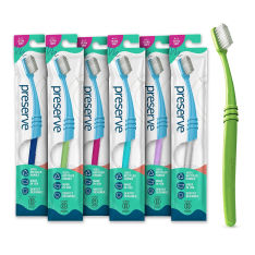 Bàn Chải Đánh Răng Preserve Eco Friendly Ultra Soft – Set 6 Cái