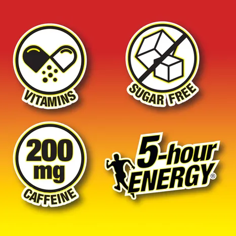 Nước Tăng Lực 5-Hour ENERGY Energy Shot Regular Strength Vị Berry – Hộp 24 Chai