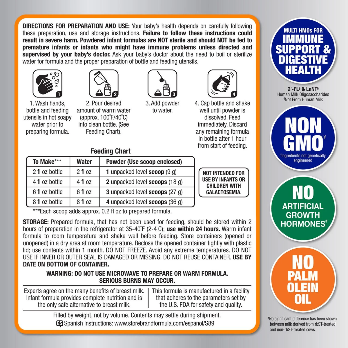 Member's Mark Sensitivity Premium Baby Formula 48 oz.