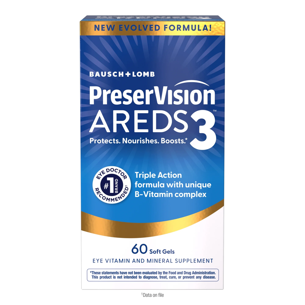 Viên Uống Hỗ Trợ Mắt PreserVision AREDS 3 Eye Vitamin Softgels – Hộp 60 Viên