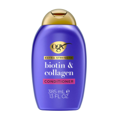 Dầu Xả Hỗ Trợ Dày Tóc, Giảm Xơ Rối OGX Extra Volume Biotin & Collagen Extra Strength Conditioner – Chai 385 ml