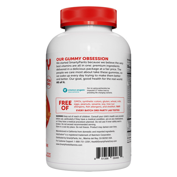 Kẹo Dẻo SmartyPants Daily Gummy Multivitamin – Hộp 180 Viên