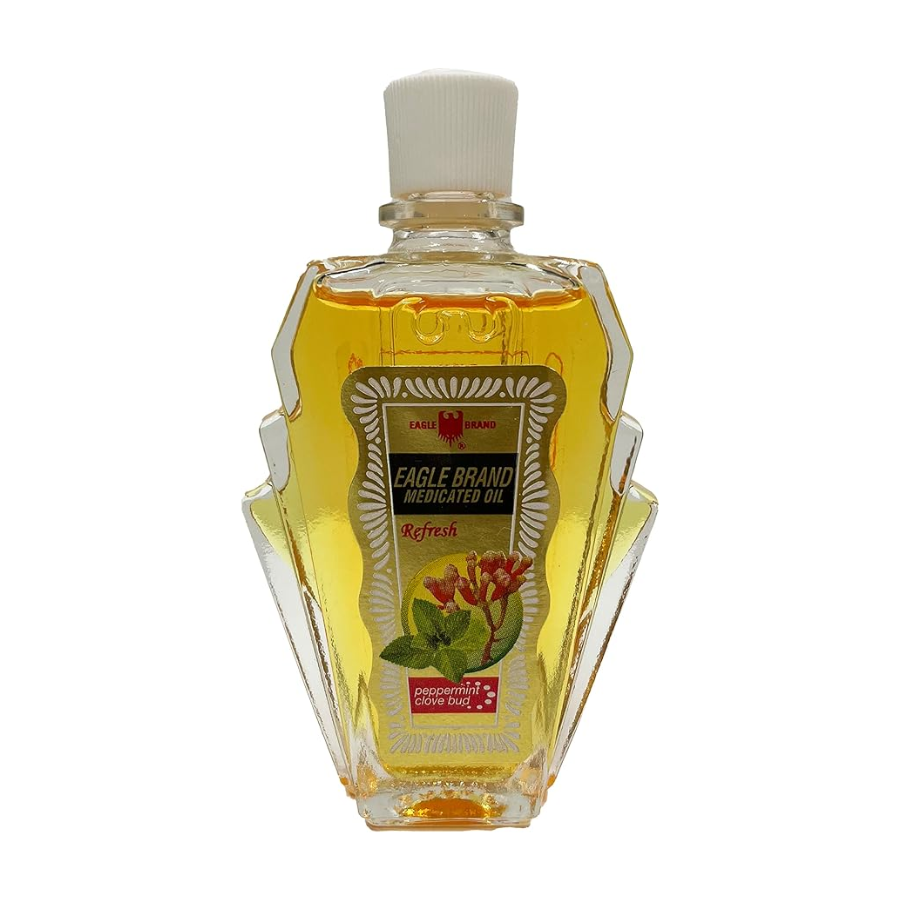 Dầu Gió Vàng Mỹ Eagle Brand Medicated Oil Hộp 12 Chai 24ml