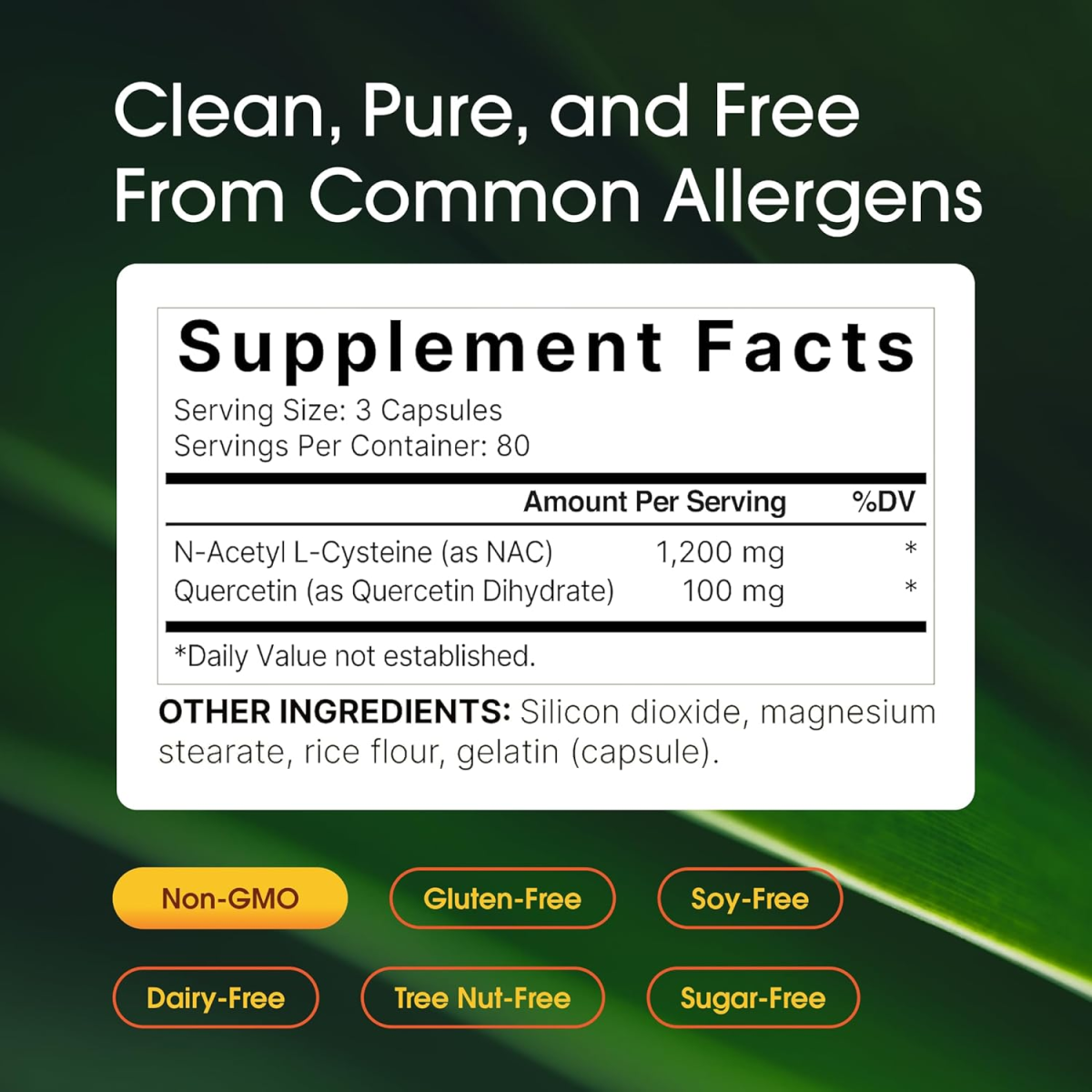 Viên Uống NatureBell NAC 1,200mg with Quercetin – Hộp 240 Viên
