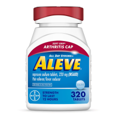 Viên Uống Giảm Đau Hạ Sốt Aleve Naproxen Sodium 220mg Arthritis Cap – Hộp 320 viên