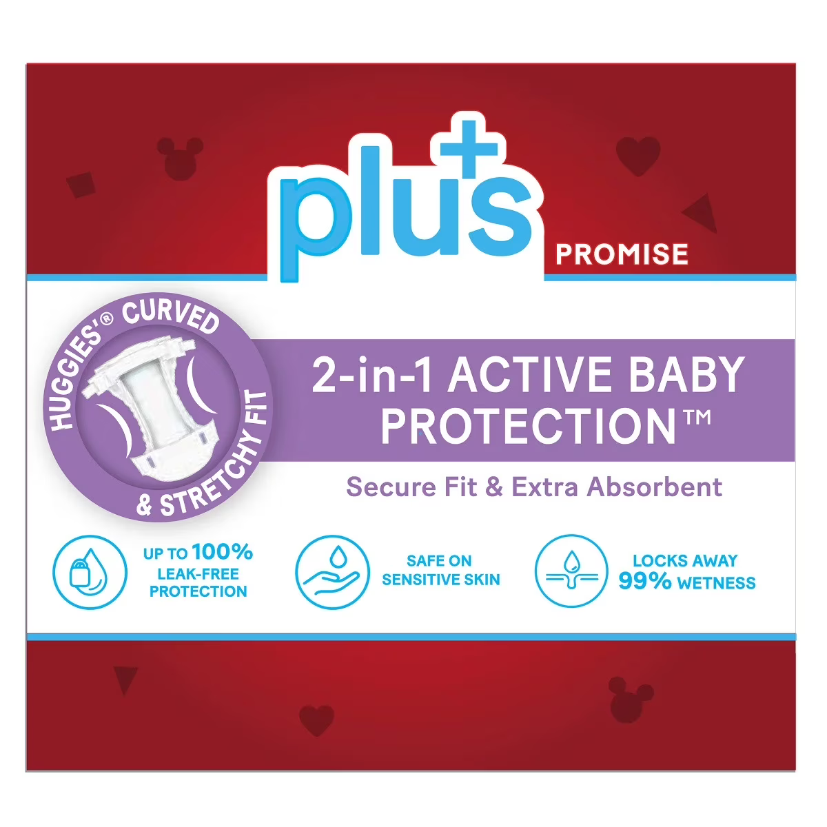 Tã Huggies Plus Diapers Size 6 (35+ lbs) – 126 Miếng