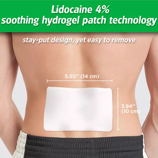 Miếng Dán Giảm Đau Salonpas Lidocaine – Hộp 15 Miếng