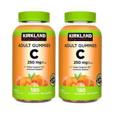 Kẹo Dẻo Bổ Sung Vitamin C Kirkland Signature 250 mg – 2 Hộp x 180 Viên