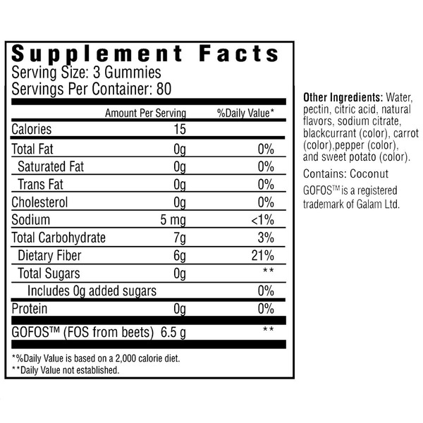 Kẹo Dẻo Bổ Sung Chất Xơ Country Farms Fiber Care Gummies – Hộp 240 Viên