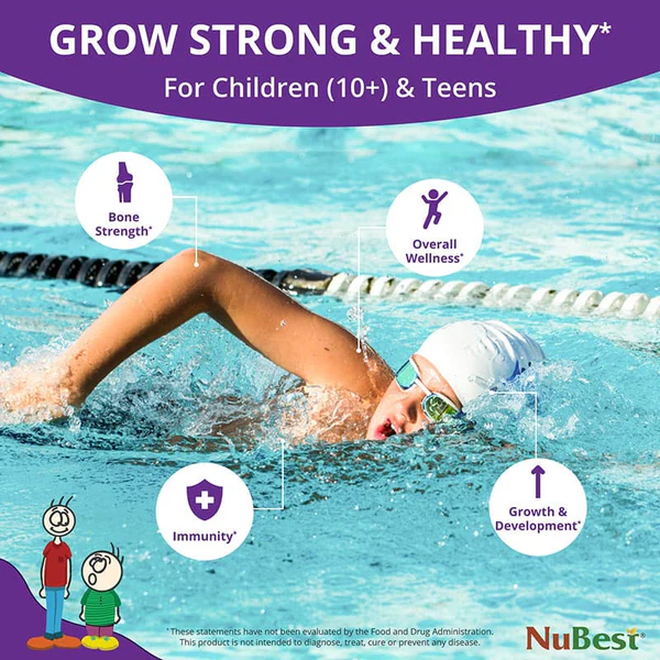 Viên Uống NuBest Tall 10+ Hỗ Trợ Phát Triển Chiều Cao - Hộp 60 Viên