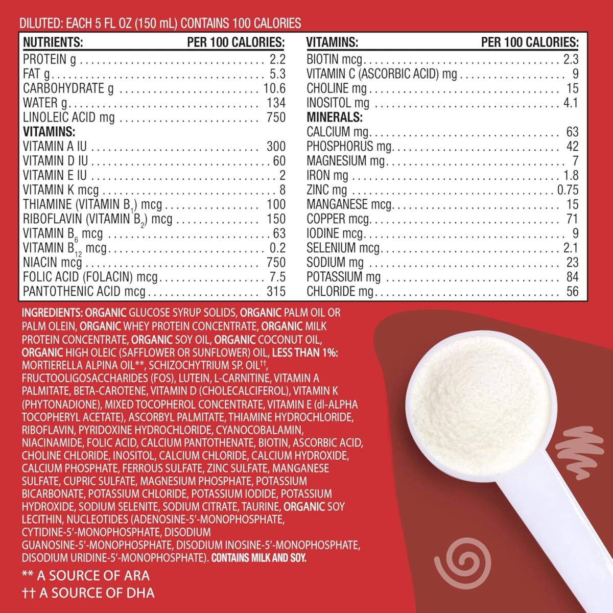 Sữa Công Thức Hữu Cơ Cho Trẻ 0–12 Tháng Earth’s Best Organic Dairy Infant Formula with Iron – Lon 907g 