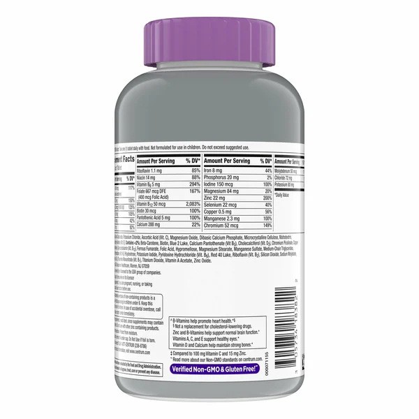 Viên Uống Bổ Sung Vitamin Tổng Hợp Centrum Silver Women 50+ – Hộp 275 Viên