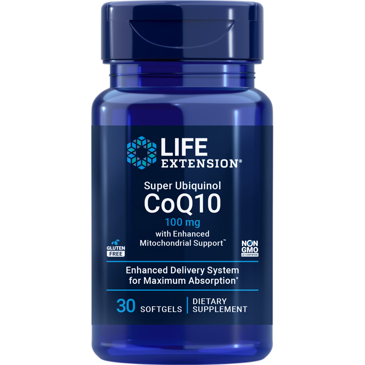 Viên Uống Bổ Sung Life Extension Super Ubiquinol CoQ10 100 mg – Hộp 60 Viên