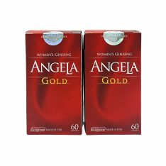 Viên Uống Nhân Sâm Hỗ Trợ Sức Khỏe Phụ Nữ Angela Gold Women’s Ginseng – Set 2 Hộp x 60 Viên